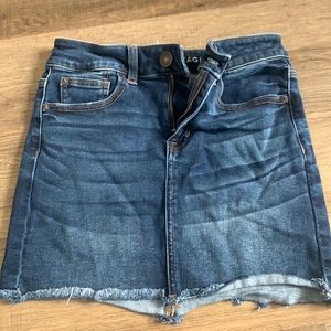 American eagle dark blue Jean skirt